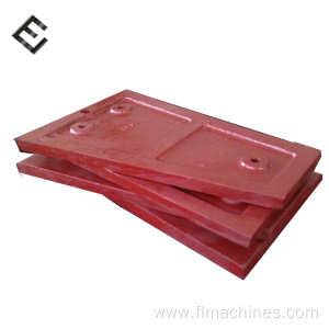 High Manganese Steel Jaw Crusher Part Side Plate